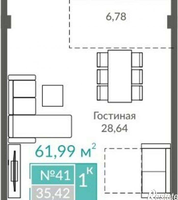 1-комн квартира Евпатория, Симферопольская улица, 2Х