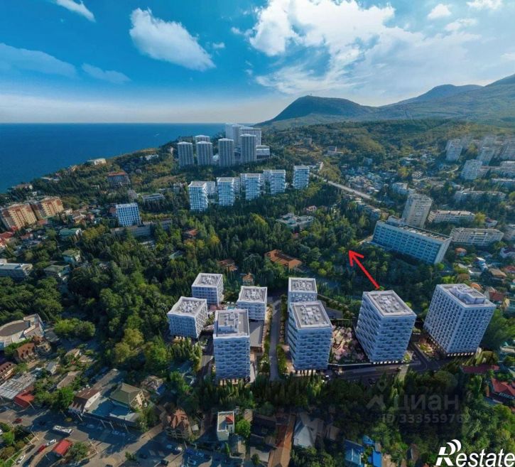 3-комн квартира в новом доме Алушта