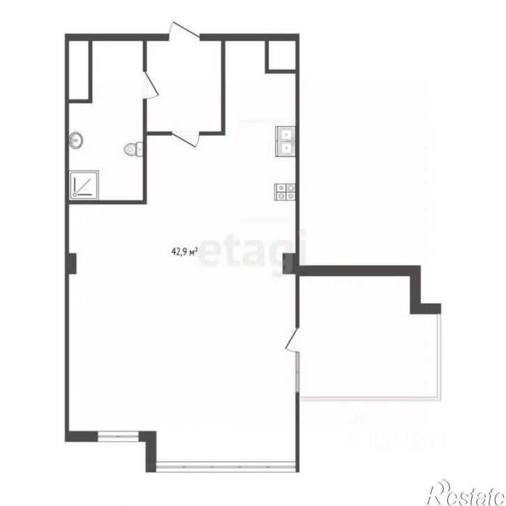 2-комн квартира Севастополь, Балаклавский район