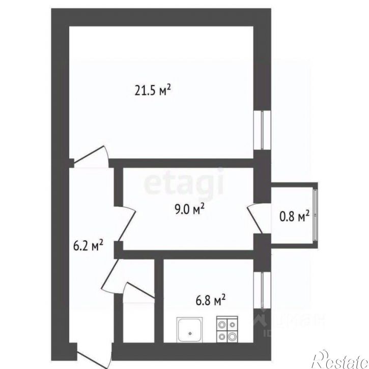 2-комн квартира улица Морозова, 3,  д. 3