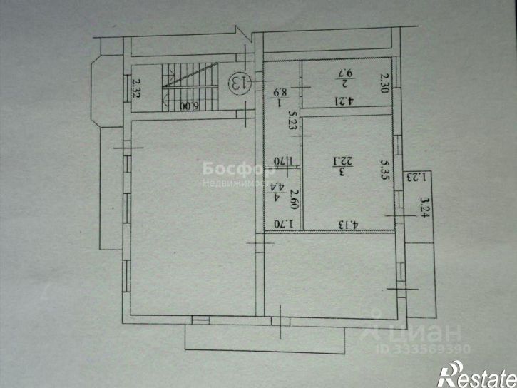 1-комн квартира Крымская улица, 1Г,  д. 1Г