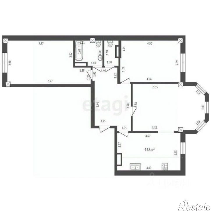3-комн квартира Столетовский проспект, 29,  д. 29