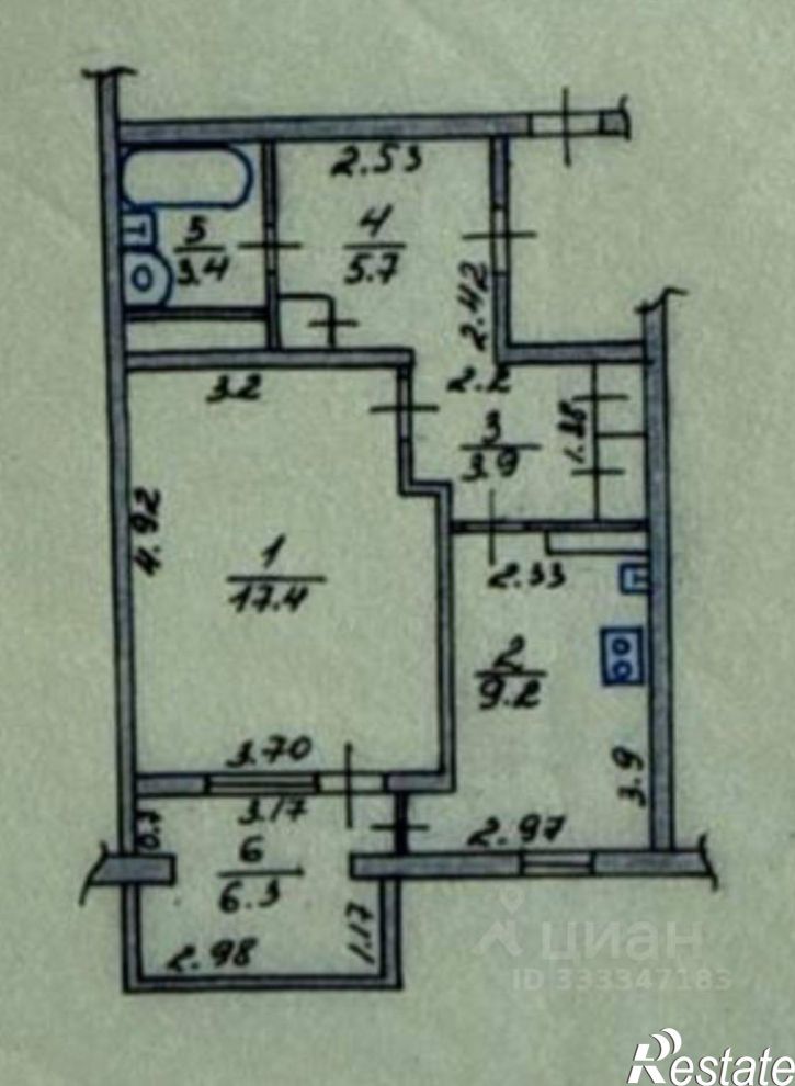 1-комн квартира Родниковая улица, 16,  д. 16