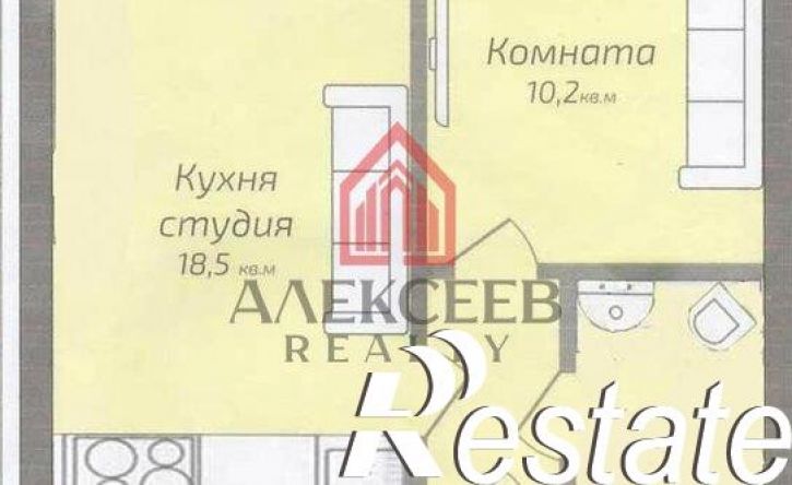 1-комн квартира улица Маршала Блюхера, 9А,  д. 9А