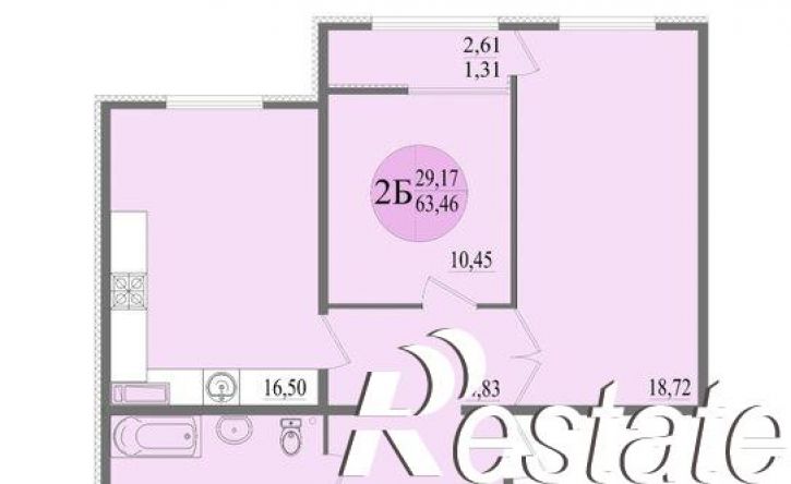 2-комн квартира Лабораторное шоссе, 33В к3,  д. 33В к3