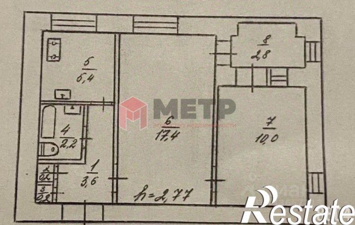 2-комн квартира Советская улица, 30,  д. 30