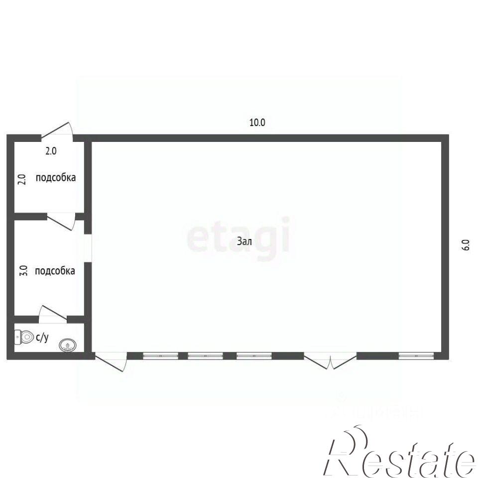 Купить торговое помещение за 24 706 900 рублей на улица Гагарина, 13Ж