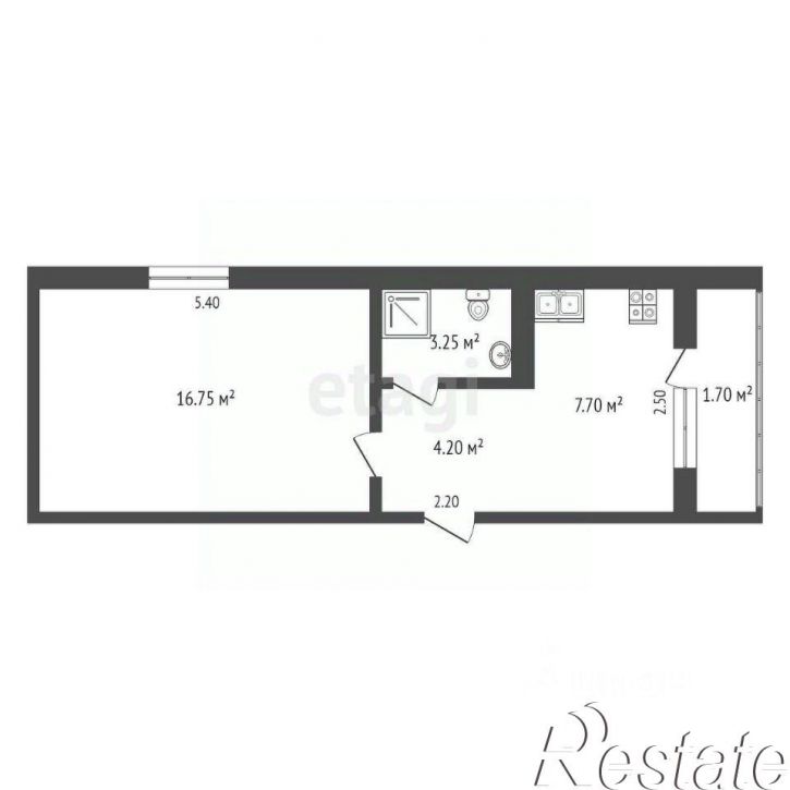 1-комн квартира 35Н-025О-010802, 102,  д. 102