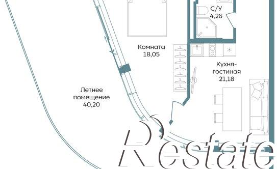 Купить квартиру за 30 406 300 рублей