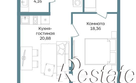 Купить квартиру за 19 645 200 рублей