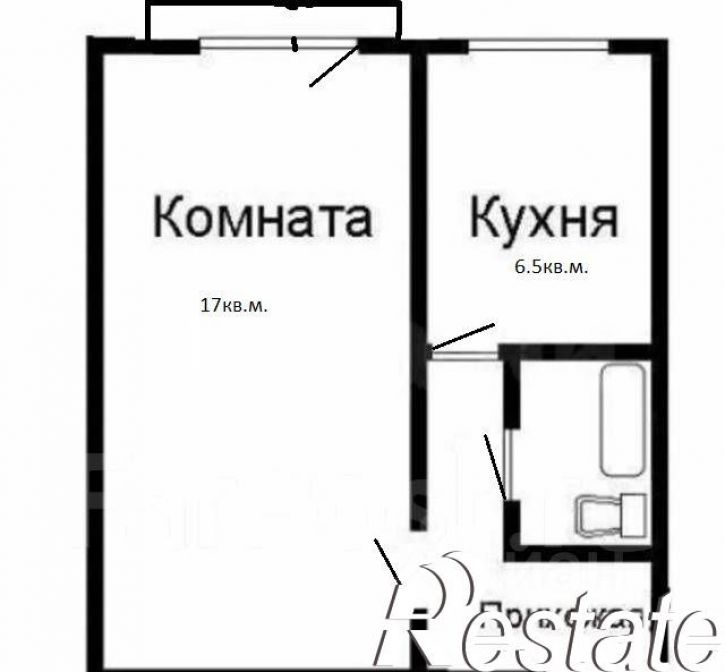 1-комн квартира проспект Генерала Острякова, 88,  д. 88