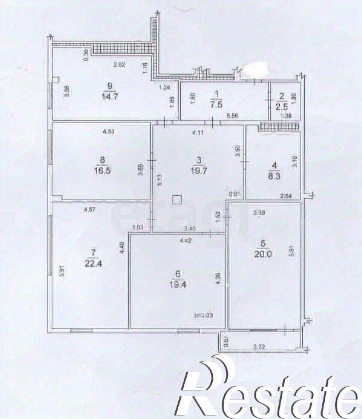 5-комн квартира Парковая улица, 14 к3,  д. 14 к3