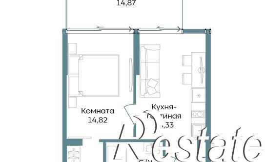 Купить квартиру за 18 902 600 рублей