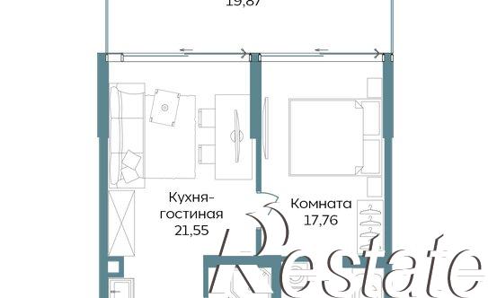 Купить квартиру за 22 101 500 рублей