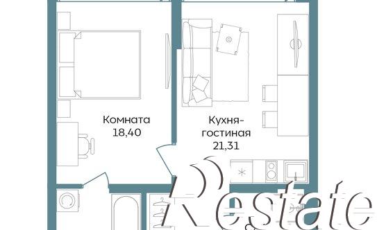 Купить квартиру за 18 420 400 рублей