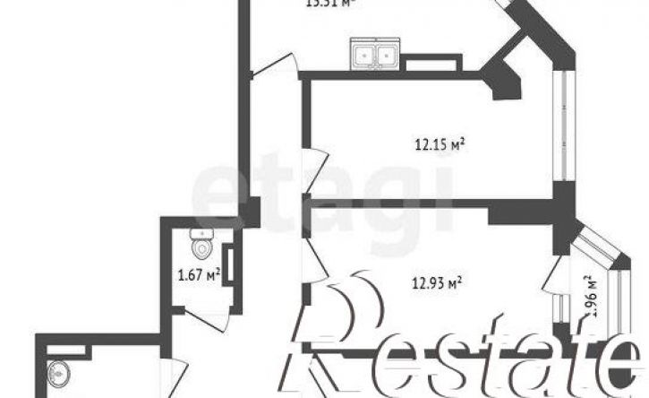 3-комн квартира улица Александра Маринеско, 1Бк3,  д. 1Бк3
