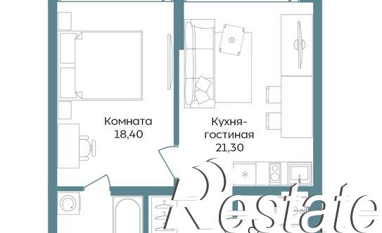Купить квартиру за 18 416 900 рублей