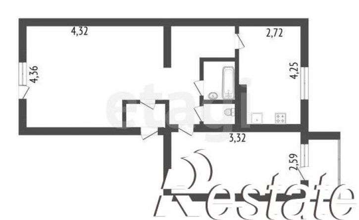 2-комн квартира Античный проспект, 9,  д. 9