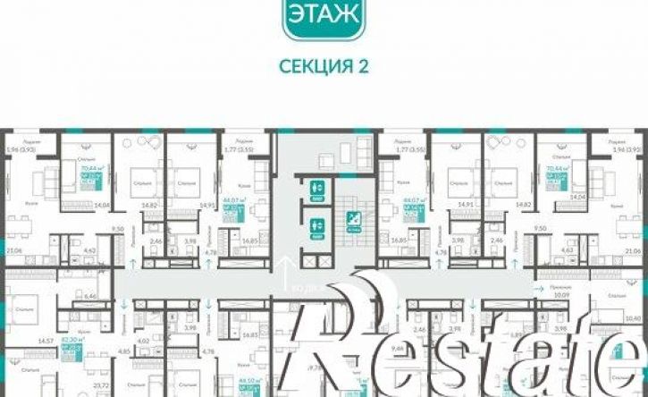 2-комн квартира в новом доме Балаклавское шоссе, 7,  д. 7