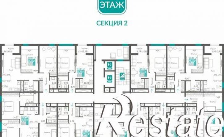 2-комн квартира в новом доме Балаклавское шоссе, 7,  д. 7
