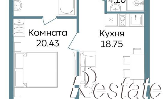 Купить квартиру за 21 057 200 рублей