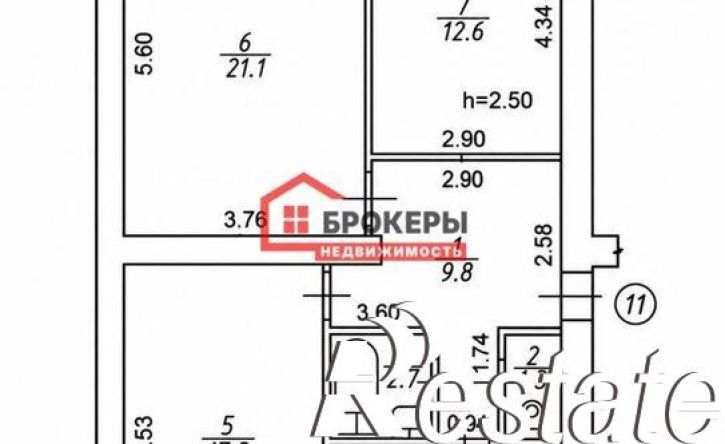 3-комн квартира улица Ефремова, 24Г,  д. 24Г